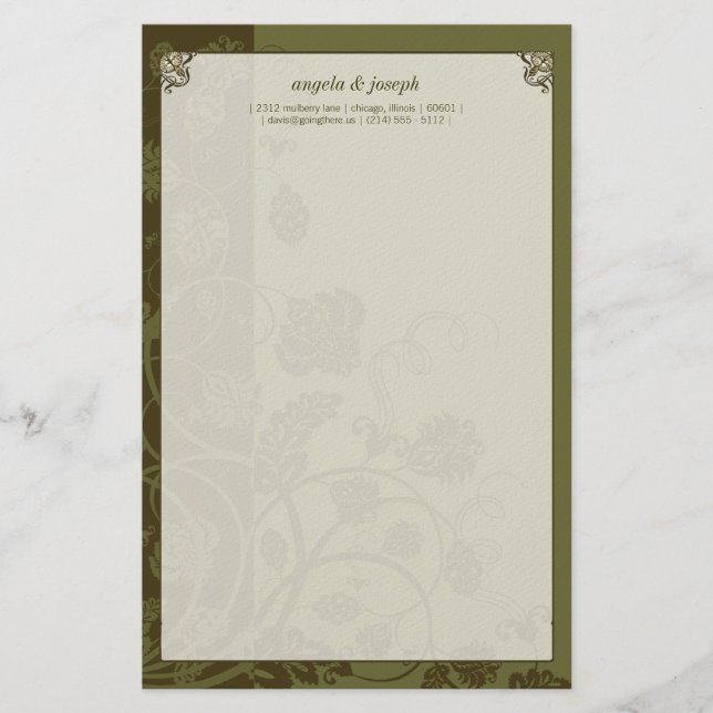 Artigos de papelaria de Handfasting (Frente)