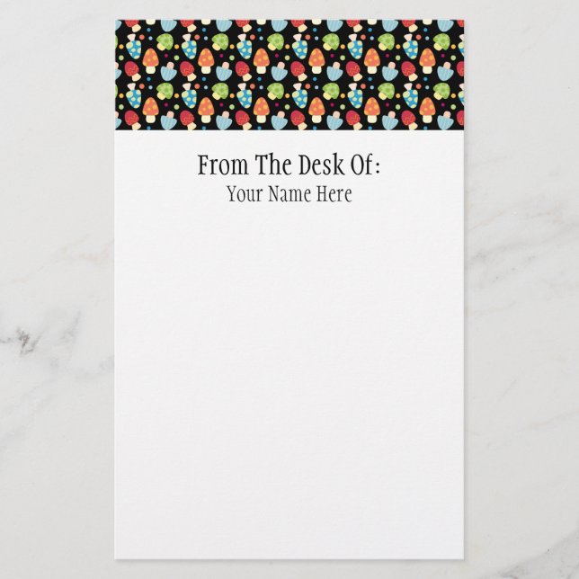 Artigos de papelaria de Mushroms (Frente)