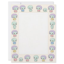 Artigos de papelaria de pacientes zumbis Kawaii