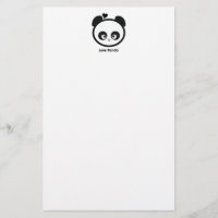 Artigos de papelaria de Panda® do amor