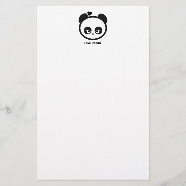 Artigos de papelaria de Panda® do amor (Frente)