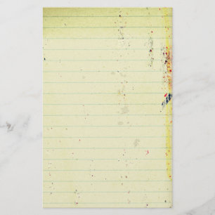 Artigos de papelaria de papel do caderno