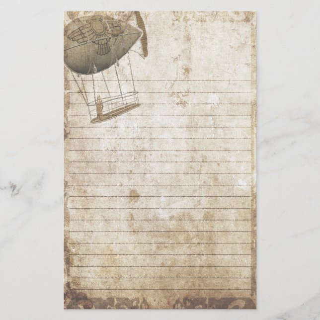 Artigos de papelaria de Steampunk - onde os (Frente)