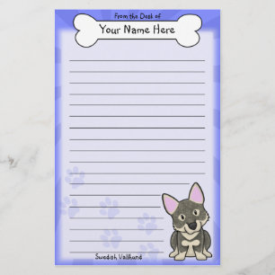 Artigos de papelaria de Vallhund do sueco de
