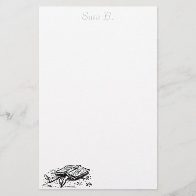 Artigos de papelaria do acidente do livro (Frente)