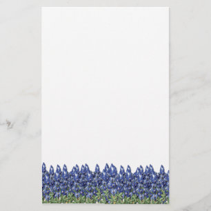 Artigos de papelaria do campo do Bluebonnet