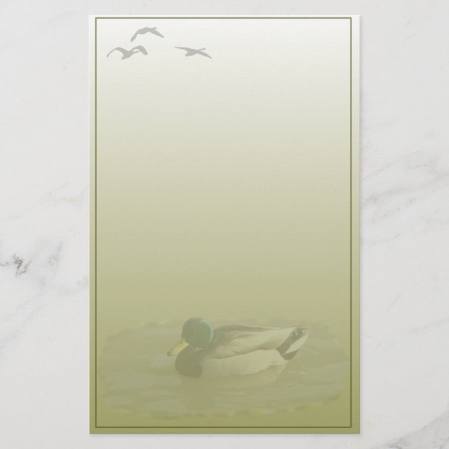 Artigos de papelaria do costume de Drake do pato (Frente)