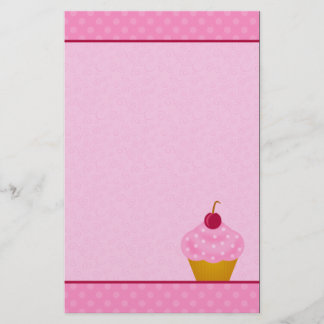 Artigos de papelaria do cupcake