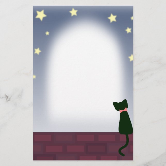 Artigos de papelaria do gato (Frente)