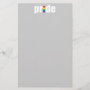 Artigos de papelaria do orgulho gay