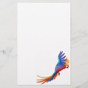 Artigos de papelaria do papagaio do Macaw
