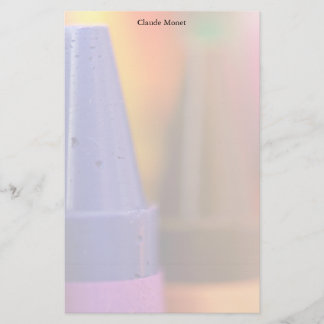 Artigos de papelaria do pastel