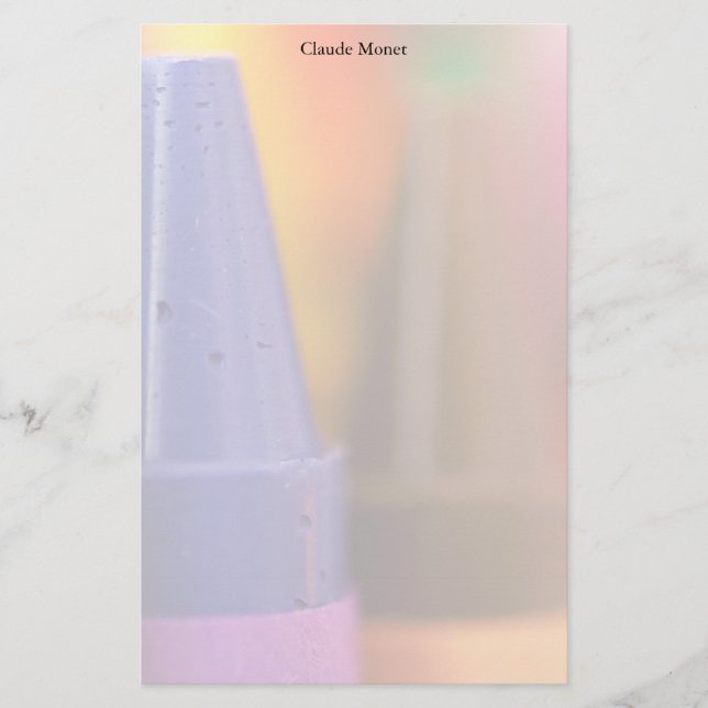 Artigos de papelaria do pastel (Frente)