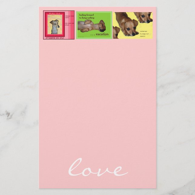 artigos de papelaria do Qui-weenie (Frente)