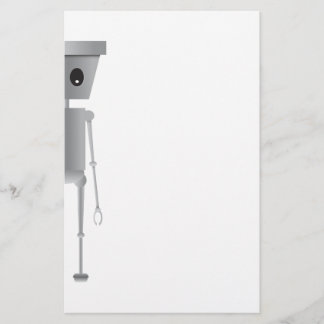 Artigos de papelaria do robô de Chibi