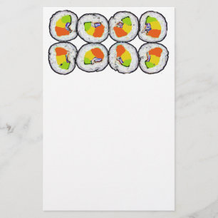 Artigos de papelaria do sushi do sushi