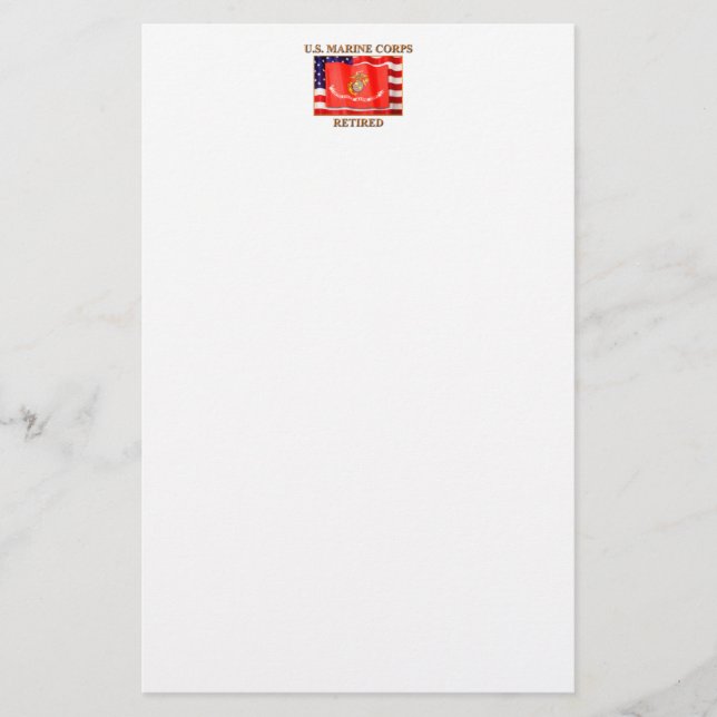 Artigos de papelaria do USMC (Frente)
