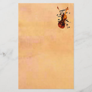 Artigos de papelaria do violino