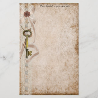 Artigos de papelaria doces do vintage