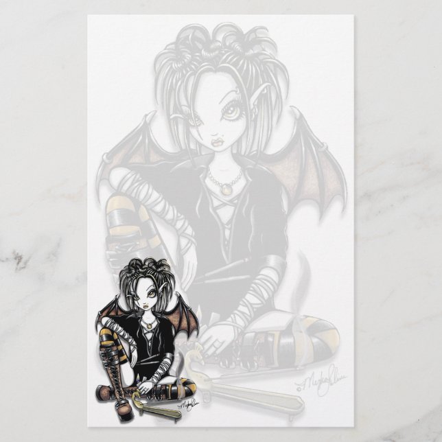 Artigos de papelaria feericamente da arte do (Frente)