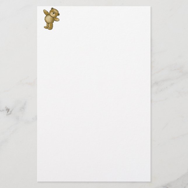 Artigos de papelaria felizes do ursinho (Frente)