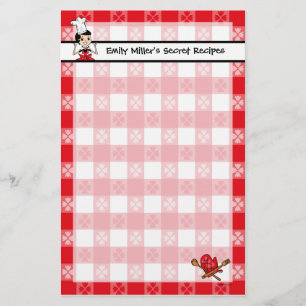 Artigos de papelaria Home do costume de Cookin