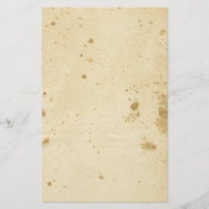 Artigos de papelaria manchados Brown vazios