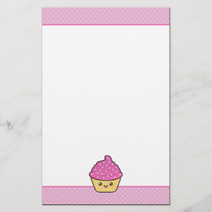 Artigos de papelaria mega do cupcake de Kawaii