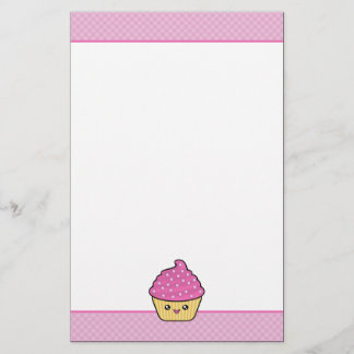 Artigos de papelaria mega do cupcake de Kawaii