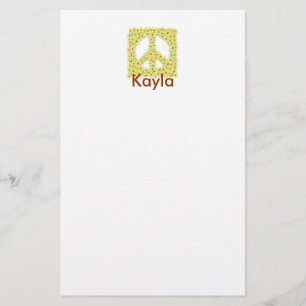 Artigos de papelaria personalizados do sinal de