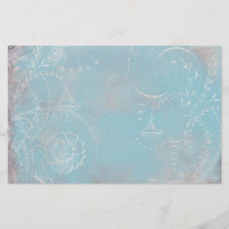 Artigos de papelaria pessoais de Toile do azul