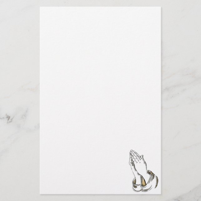 Artigos de papelaria Praying das mãos do KRW (Frente)