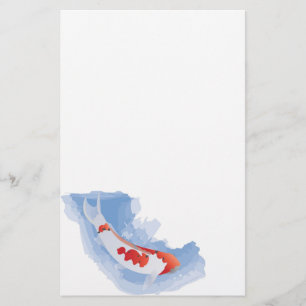 Artigos de papelaria tímidos de Koi (Digital)