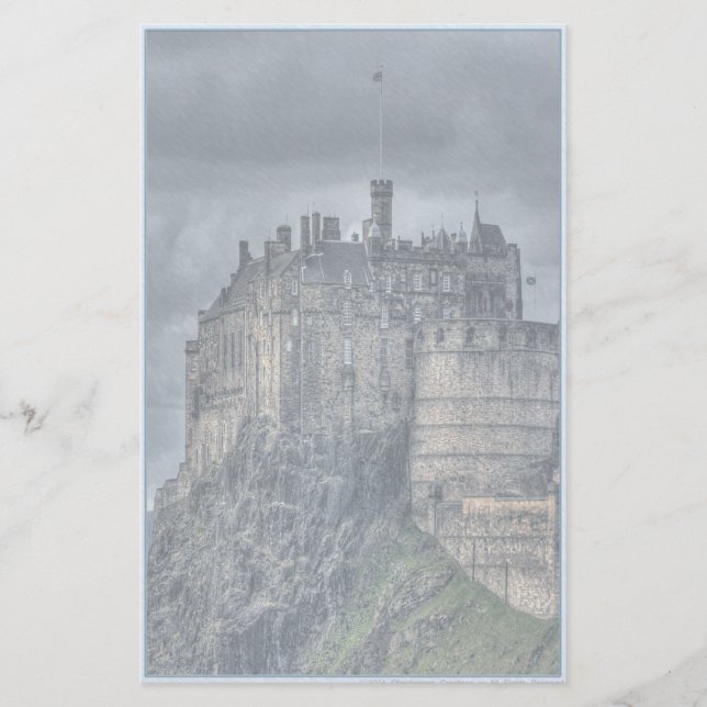 Artigos de papelaria tormentosos do castelo (Frente)