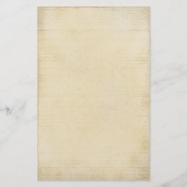 Artigos de papelaria velhos do pergaminho