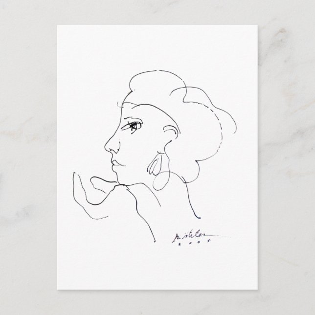 ARTILES CHEFE DE CARTÕES POSTAIS DE MULHERES (Frente)