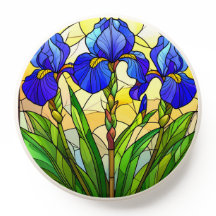 Artisan Blue Iris StainGlass