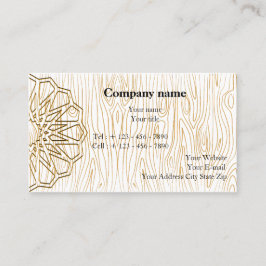 Artisan Cartão de visita para trabalhar madeira