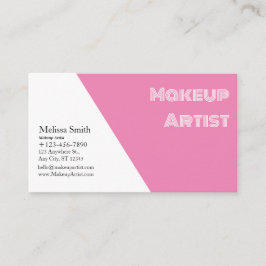 ARTISTA BÁSICO DE CARTÃO DE VISITA DE MAKEUP