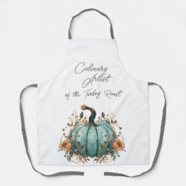 Artista culinário da Turquia Pumpkin Azul