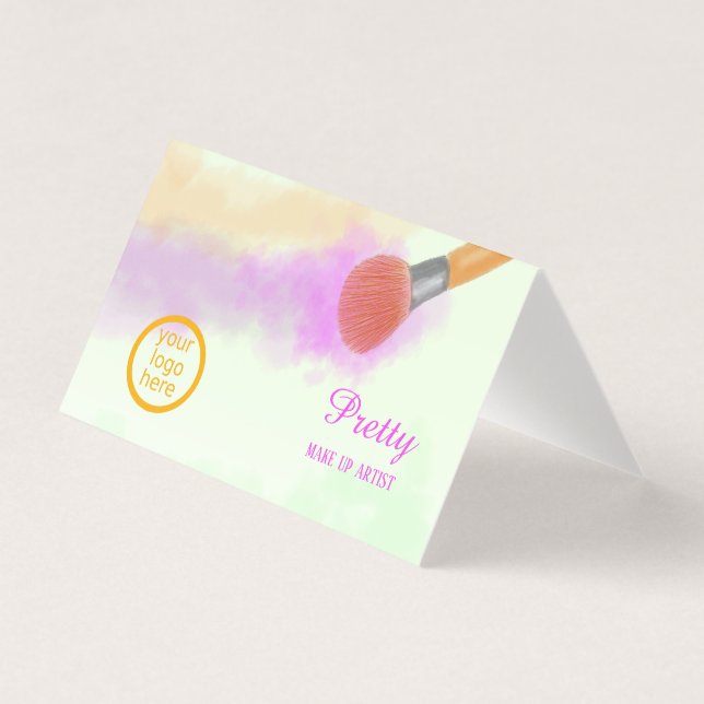 Artista de maquilhagem de beleza do pincel de aqua (Frente)