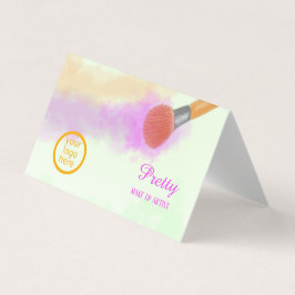 Artista de maquilhagem de beleza do pincel de aqua