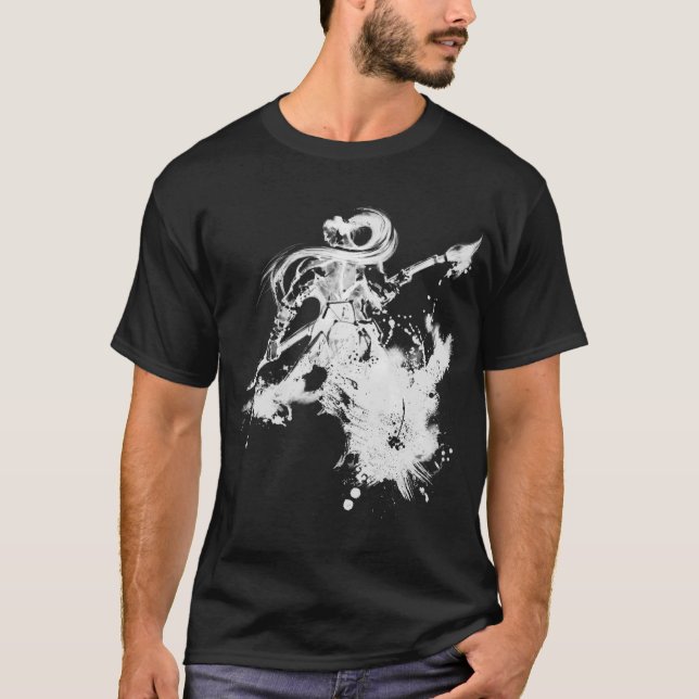 Artista do samurai - t-shirt escuro (Frente)