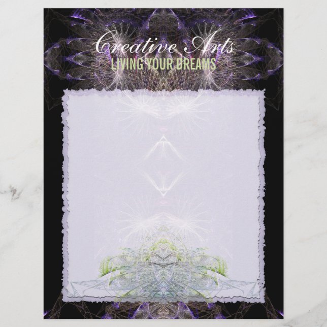 Artista Fractal #002 Letterhead (Frente)