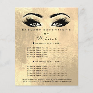Artista Makeup Beaust Salon Lashes Brown Flyer Dou