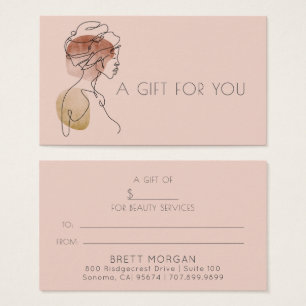 Artista Makeup Mulher de Linha Moderna