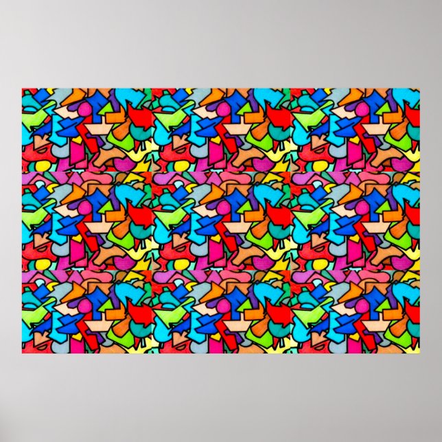 ARTISTA METRO UM POSTER IMPRESSÃO DO ORIGINAL (Frente)