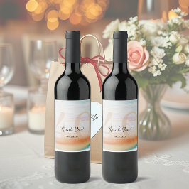 Artista Moderno Arco-Íris Obrigado Aniversário