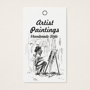 Artista na Etiqueta de Produto Preço de Chuva