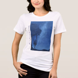 Artista Nour Taye T-Shirt do Solitário 2 de outono
